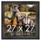 27x27 Wide Barnwood Picture Frame with UV-Resistant Acrylic & Acid Free Backing, Available in 6 Paint Finishes - Grey, Brown, White, and Black